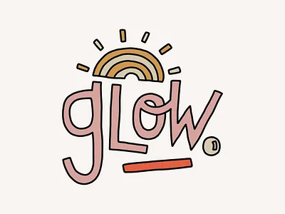 Logo Design for Youthful Brand, Rainbow Illustration branding illustration logo logo design