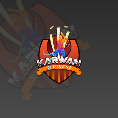 Karwan Strikers - Logo Design and Reveal animation art art and design design graphic design illustration illustrator logo logo design mascot logo motion graphics photoshop vector art