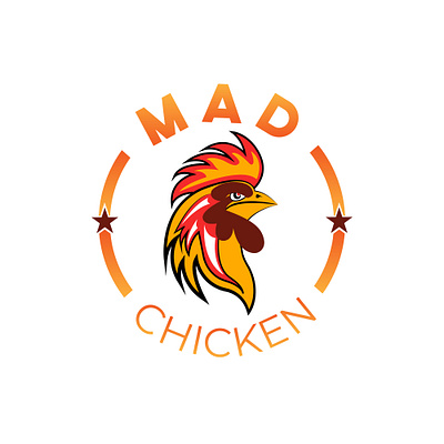 Mad Chicken Logo Design art and design design graphic design illustration illustrator logo logo design photoshop