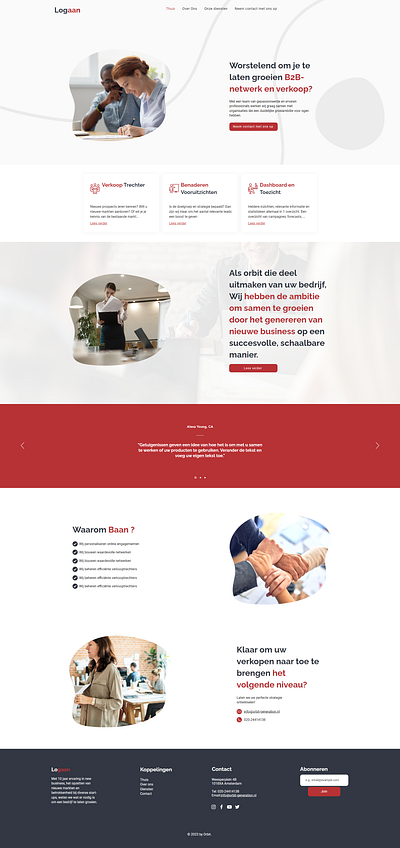Orbit Generation Business Website Design Home Page businesswebdesing homepage mobildesign ui ux webdesign