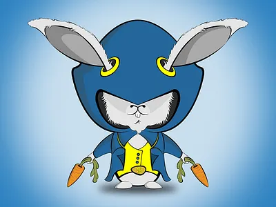 Assassin Bunny - NFT Designs art art and design character design design graphic design illustration illustrator nft opensea photoshop