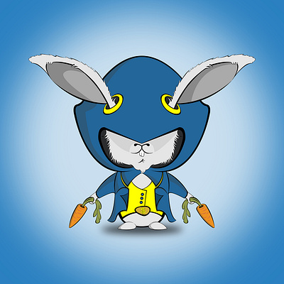 Assassin Bunny - NFT Designs art art and design character design design graphic design illustration illustrator nft opensea photoshop