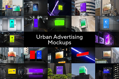 Urban Advertising Mockups download mock up free mock up mockup mockup psd poster poster mockup free psd
