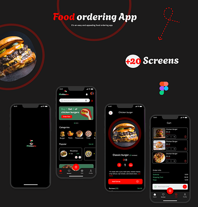 Food ordering App figma food order food ordering app ui ui ux ux