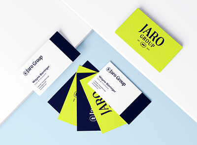 Jaro Group Brand Identity brand identity branding business cards collateral graphic design logo logo design
