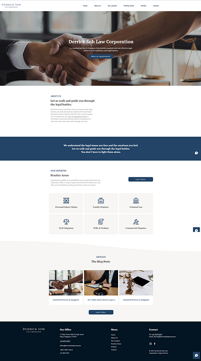 Lawyer Website Design Home Page homepage lawyer ui uiux webdesign