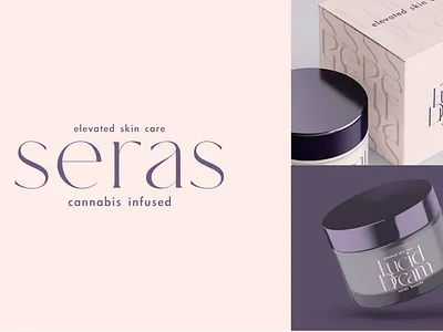 SERAS concept branding beauty cosmetics graphicdesign lettermark logo skincare symbol women