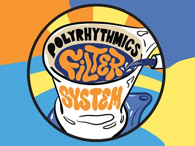 Polyrhythmics pin branding music pin polyrhythmics