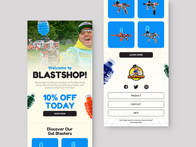 Email Newsletter for Blastshop Offer adobe photoshop email design email newsletter figma graphic design klaviyo