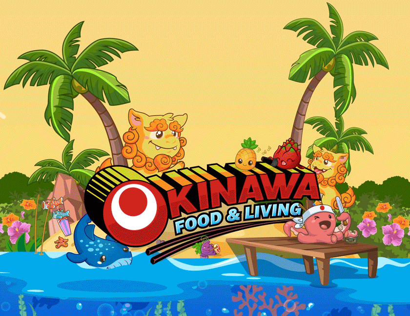 OKINAWA - Food & Living brand identity branding graphic design illustration ui