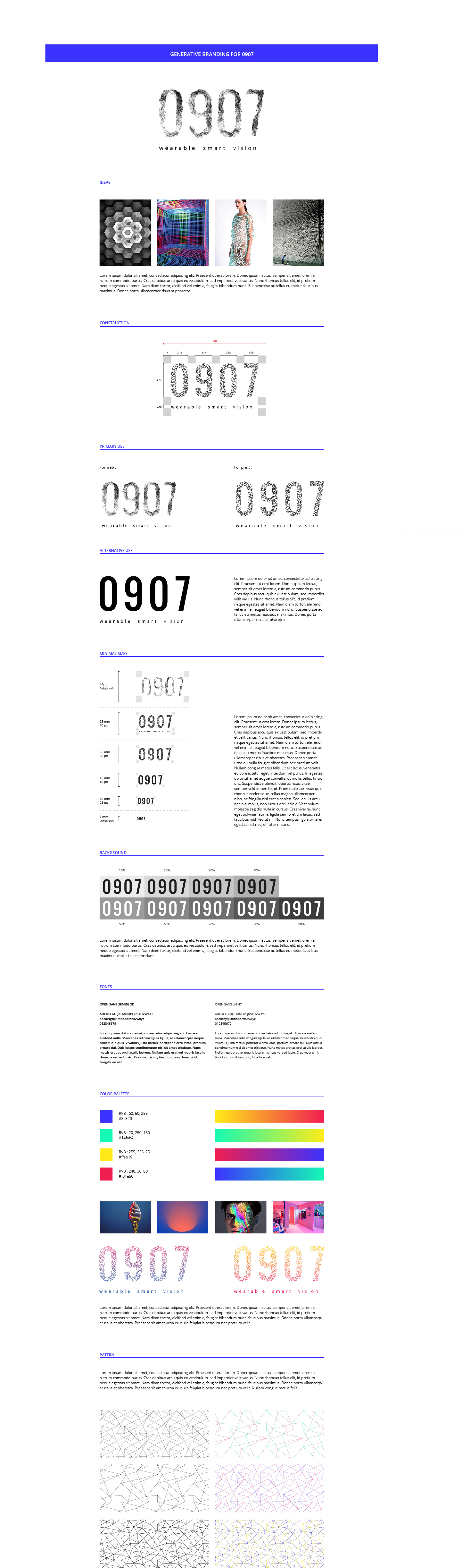 0907 Branding branding generative graphic design logo