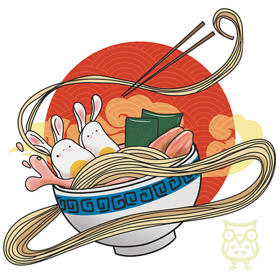 Tsukimi Ramen child book cute food