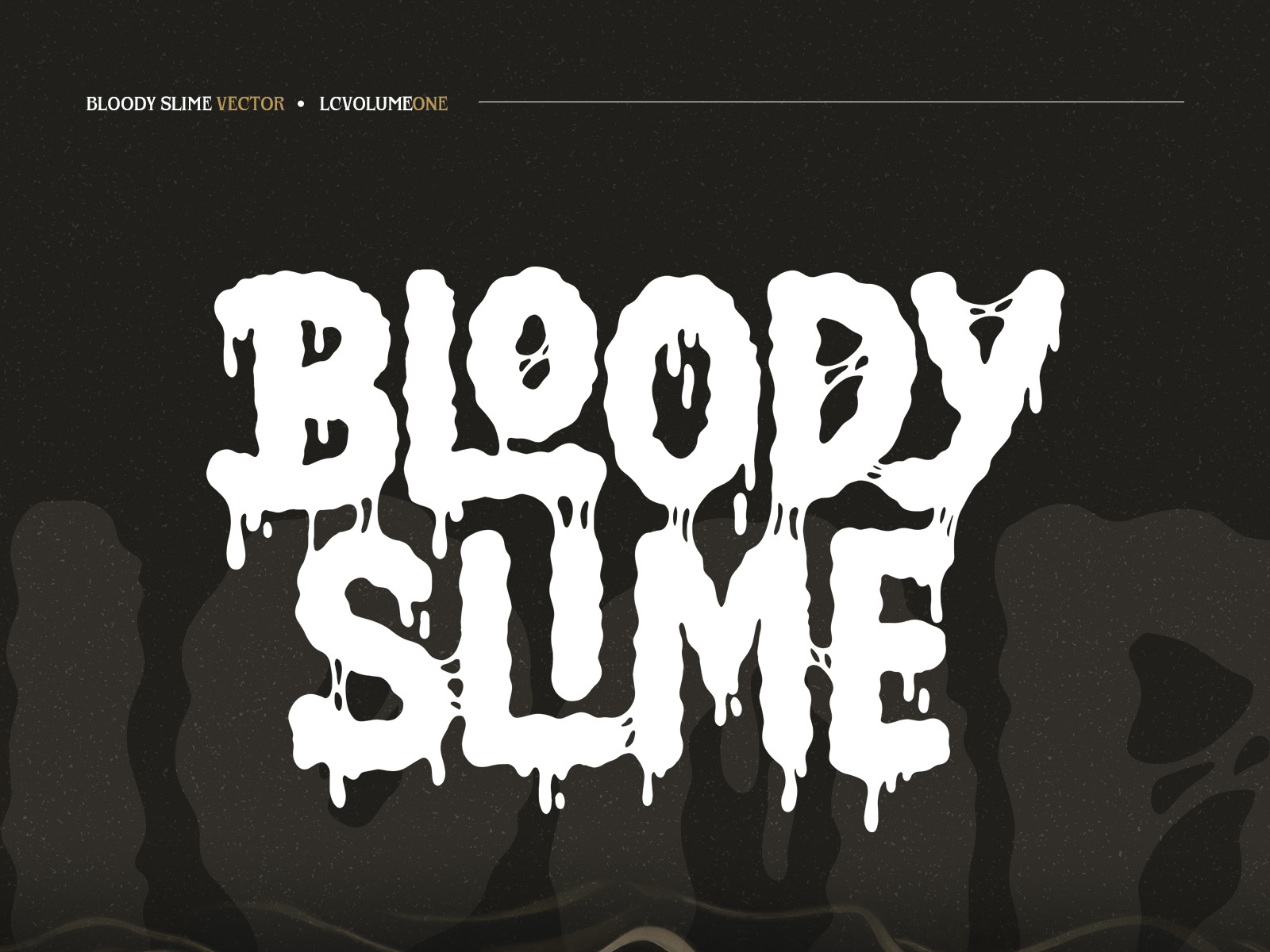 BLOODY SLIME - LETTERING LOGO by Arief S W | Typia Nesia Studio on Dribbble