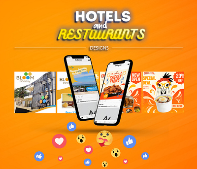 Hotel and Restaurant Graphic Designs