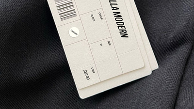 Villa Modern - Custom Tag design graphic design print tag