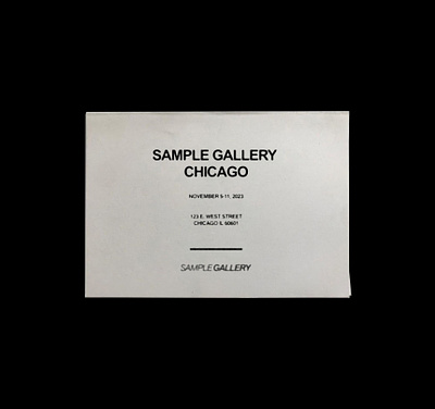 Sample Gallery - Invitation Print Design branding event graphic design invitation invite design print