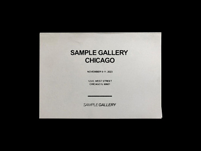 Sample Gallery - Invitation Print Design branding event graphic design invitation invite design print