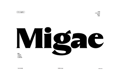 Migae | Display Font | Free To Try Font banner font decorative display font elegant free font heading font italic logo font modern sans serif font typography