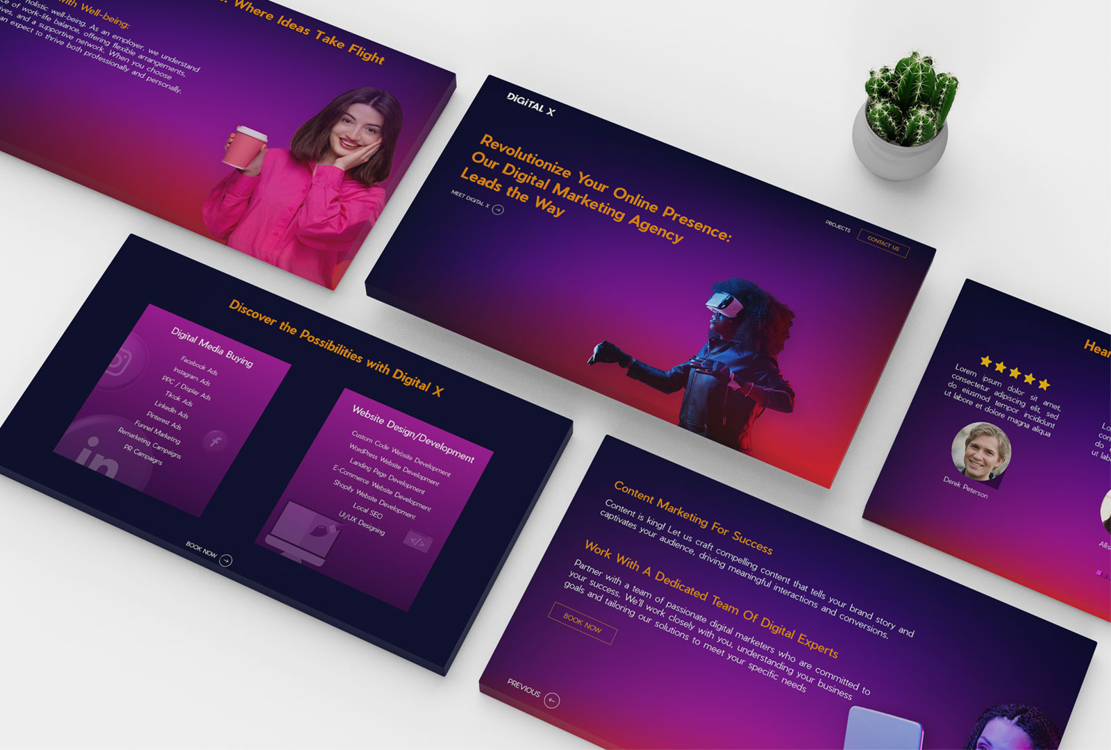 Landing Page Digital X by Malith Kanishka on Dribbble