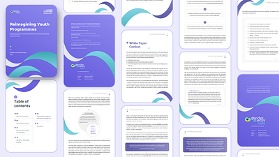 G@WI Whitepaper design branding design graphic design illustration mobileapp typography vector