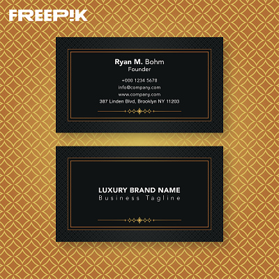 Luxury Business Card Template Freepik artisolvo business card business card design luxury stationary