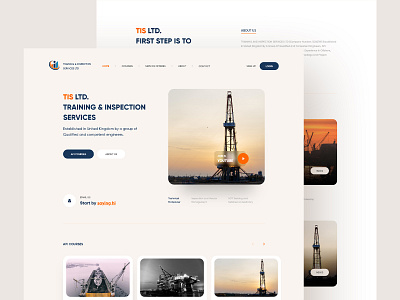TIS - Landing Page 🚧 clean design company educational fintech home page inspection company landing landing page landing page design minimal services services landing page training training company ui ui design uiuxdesign web design web site webdesign