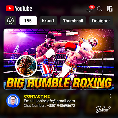 Thumbnail Design creativethumbnail gamethumbnail johirolgfx thumbnail design