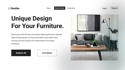 Landing page furniture home page furniture landing page home page home page ui landing page landing page ui ui ui challange