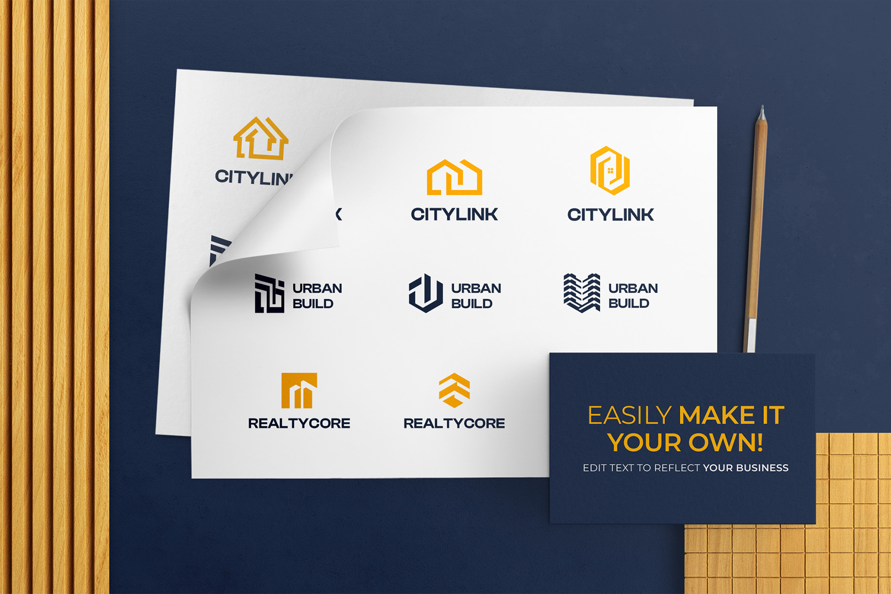 Urban Real Estate Logos badge logo brand design brand identity branding design design identity graphic design logo logo design logo designer logomark logotype minimal visual visual identity