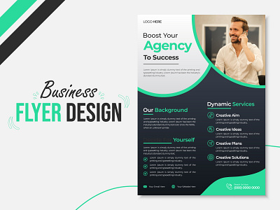 Corporate Business Flyer Design ads advertising agency brand identity branding business corporate creative design flyer graphic design handout leaflet marketing modern print promo promotion