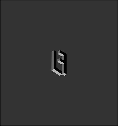 2D letters L and F 2d branding design f graphic design illustration l letter logo monogram