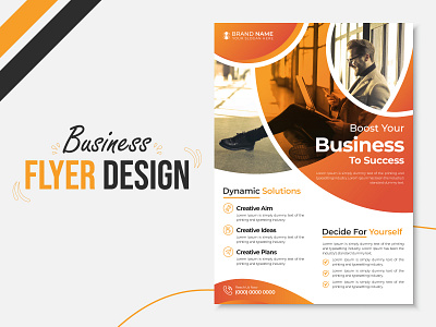 Corporate Business Flyer Design ads advertising brand identity branding business corporate creative design flyer gradient graphic design handout leaflet marketing modern pamphlet print promo promotion