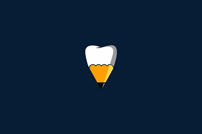 Dental Pencil art branding dental design desntistry graphic design health icon illustration logo monogram tooth