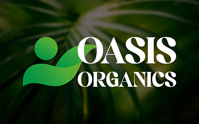 Oasis Organics - Logo Design branding design graphic design illustration logo typography vector