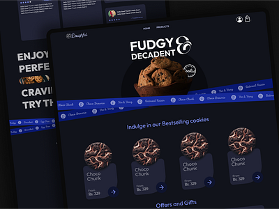 Doughful: Elevating the Online Cookie Experience design figma reactjs ux web development website