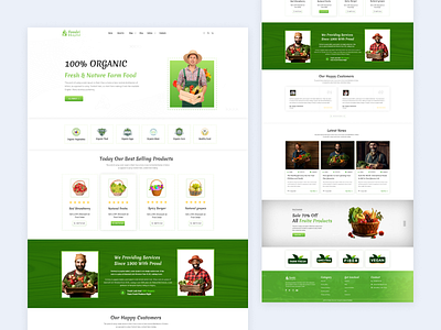 Vegetables Grocery Ecommerce Landing Page Design branding ecommerce ecommerce landing page ecommerce ui ecommerce website grocery groceryui homepage ui ui design uiux user interface ux vegetables vegetablesdesign website design