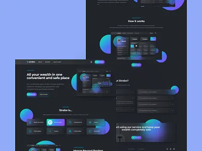 Strabo-Cryptocurrency Analysis Platform crypto cryptocurrency nft ui ux web3