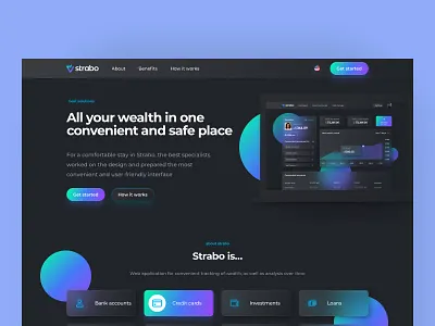 Strabo-Cryptocurrency Analysis Platform crypto cryptocurrency nft ui ux web3