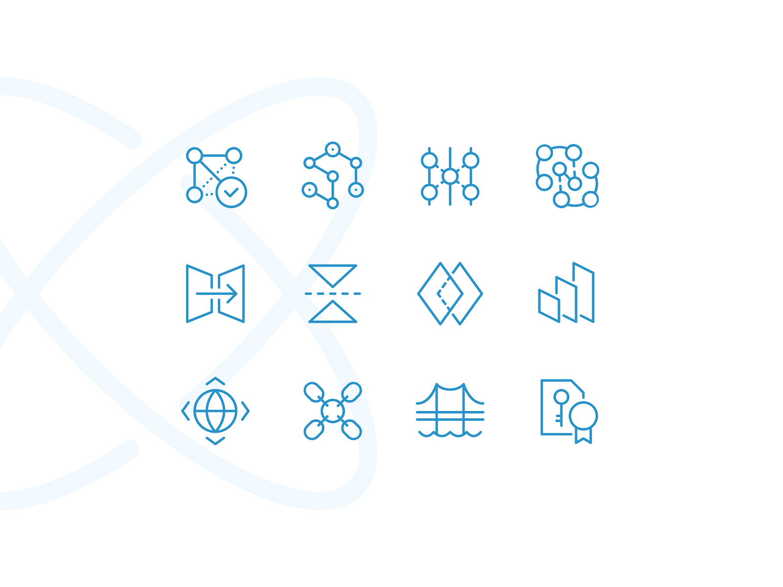 Crosschain icons by Olga Prikhodko on Dribbble