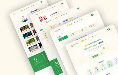 Islamic Website Design graphic design ui