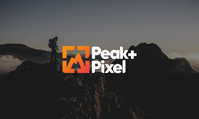 Peak & Pixel Logo Design branding graphic design logo