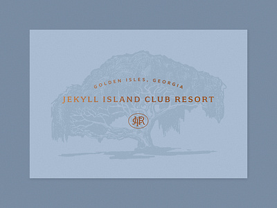 Jekyll Island Club Resort 2d 2d design brand branding design graphic design hospitality illustration luxury monogram print print design travel