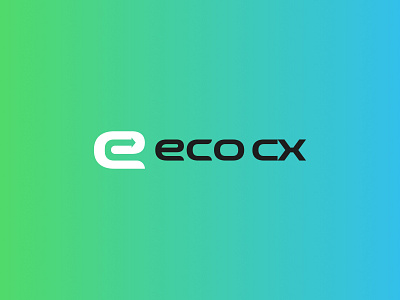 eco cx - Logo Design brand brand icon brand identity brand mark branding codeappan graphic design green and blue hvac hvac commisioning logo logo design logo project new zealand vector