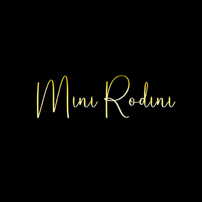 Mini Rodini Logo branding graphic design logo