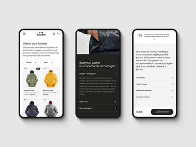 Eider branding clothes dailyui design graphic design minimalist sportwear typography ui userexperience ux web website