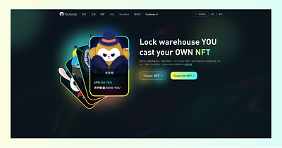 NFT website ui web