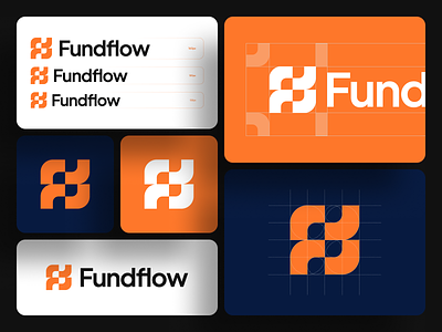 Fundflow - Finance Logo Design banking brand brand guidelines brand identity branding company design finance graphic design logo logo design money visual identity