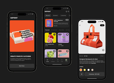 E-commerce app app branding e commerce home mobile app mobileui productpage ui ux webdesign