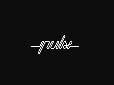Pulse alex seciu line logo logo design logo designer pulse design wordmark