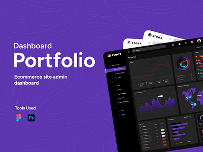 Dashboard UI portfolio dashboard dashboard portfolio ecommerce figma photoshop portfolio ui ux